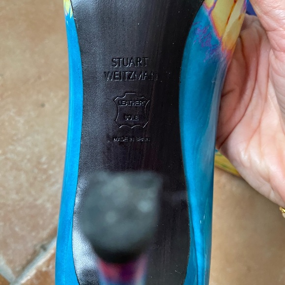 Stuart Weizman blue multi pump with clutch - Picture 7 of 9